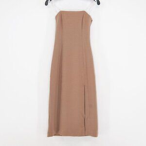 Vintage Susan Lazar Wool Strapless Maxi Dress – Size 2